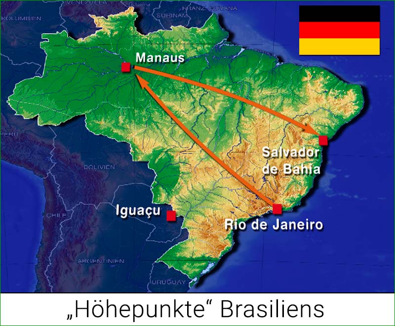 Höhepunkte Brasiliens